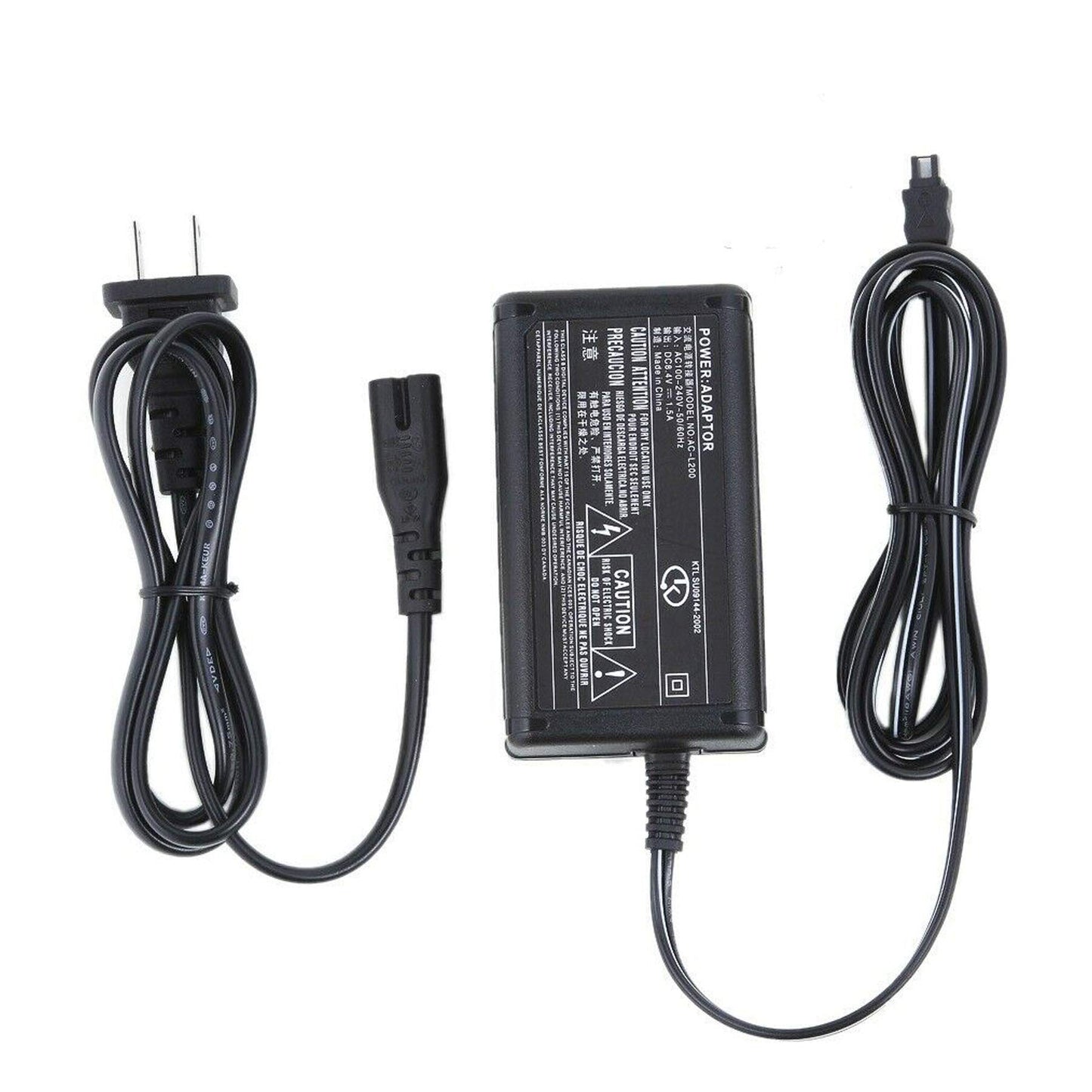 AC Power Cord Charger Adapter Cable for Sony DCR-TRV27 DCR-TRV280 DCR-TRV30 DCR-TRV300 DCR-TRV308 Camcorder Video Camera DC-in Wall Power Supply Mains