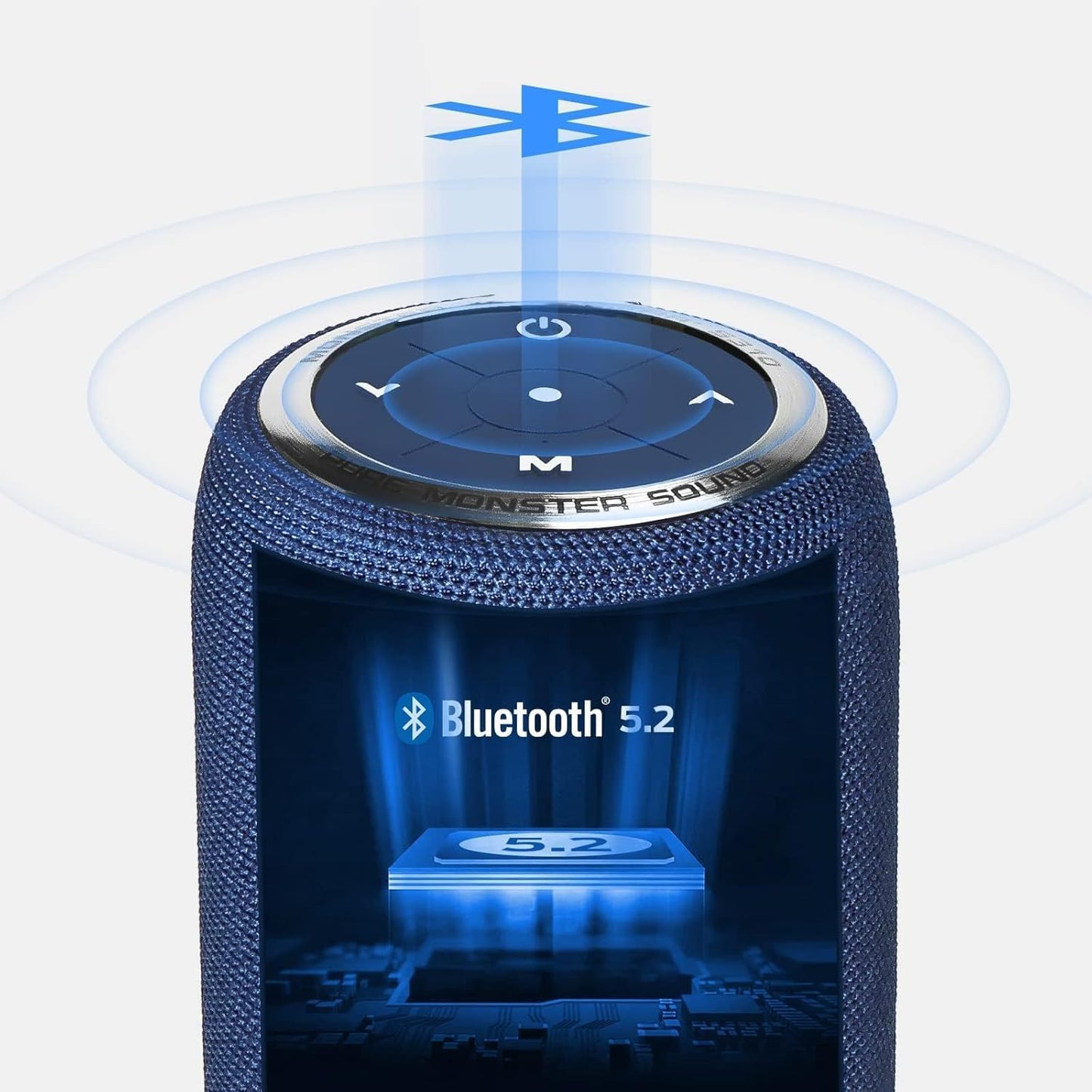 Monster S310 Upgraded Bluetooth Speaker, 30W Portable Speaker True Wireless Stereo Pairing Deliver Dynamic Sound, IPX6 Waterproof, Bluetooth 5.2