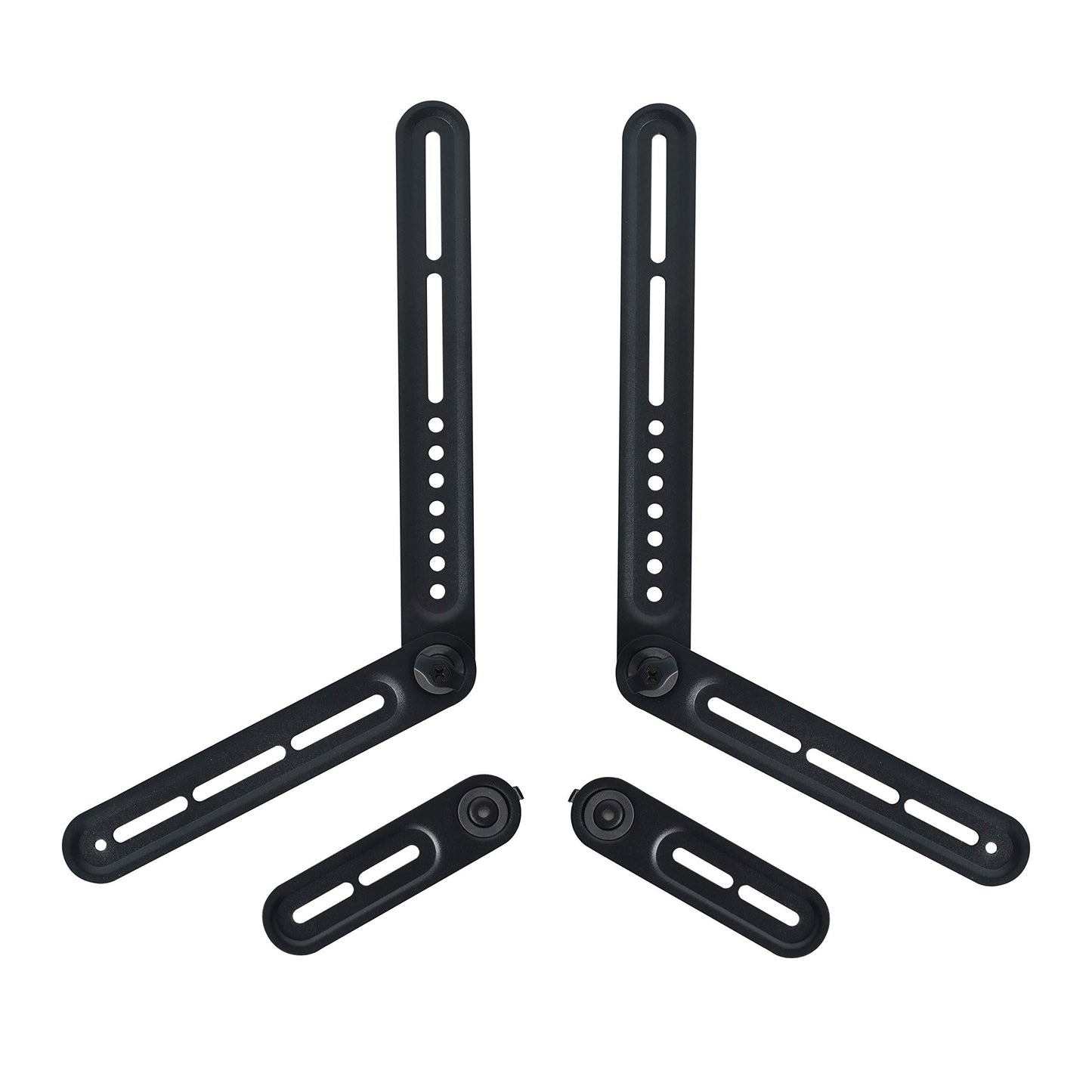 Dynavista Soundbar Mount Sound Bar TV Bracket for Mounting Above or Under TV, Fits 22lbs(10kg) with Adjustable Long and Short Extension Arm