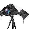 Altura Photo Camera Rain Cover - Professional Waterproof Lens Jacket Covers with Dual Hand Sleeves and Full-Length Zipper - Weather Protector