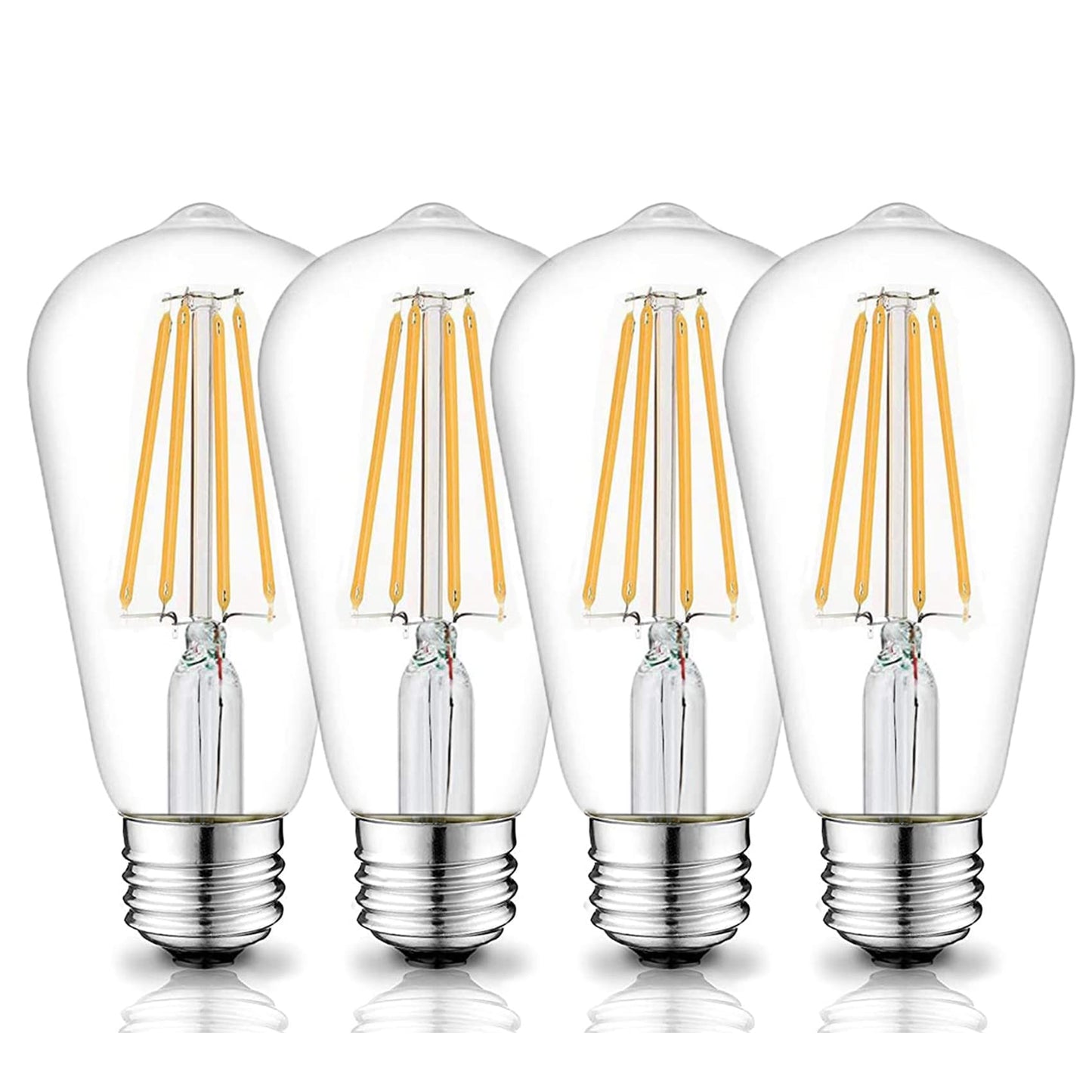 Beonllay 12V Edison Bulb E26 6W 12 Volt Light Bulb 12V 24V 36V DC/AC