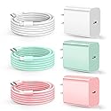 Dayaoncy Compatible with iPhone Charger Fast Charging, 20W USB C Wall Charger with 3Pack 10FT USB C to Lightning Cable, Phone Cable Fast Charging…