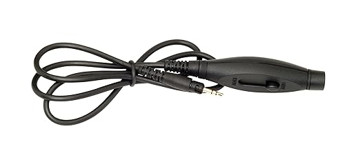 KRK KNS In-Line Volume Control Cable for KNS 6400 and 8400 Headphones Black 28 in.