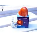 NatureBoost Himalayan Pink Salt Night Lights (Heart, 1) Decorative Ambient Night Lights for Bedroom, Bathroom, Nursery & Home Décor