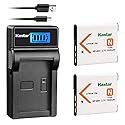 Kastar Battery (X2) & LCD Slim USB Charger for Sony NP-BN1 NPBN1 BC-CSN and Cyber-Shot DSC-QX10 QX30 QX100 DSC-TF1 DSC-TX10 TX20 TX30 DSC-W530