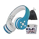 YUSONIC Kids Wireless Headphones, 5 Button Easy Use Bluetooth Toddler Headphones 93db Volume Limited Foldable with Built-in Mic for Cell Phones TV…