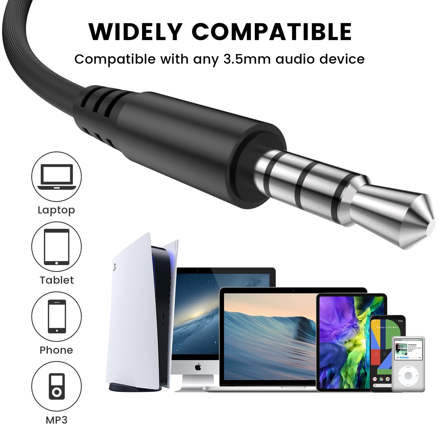 MOSWAG in Ear Wired Headphones, Wired Earbuds with Microphone, 3.5mm Jack in Ear Headphones with Microphone Suitable for Smartphones, Computers…