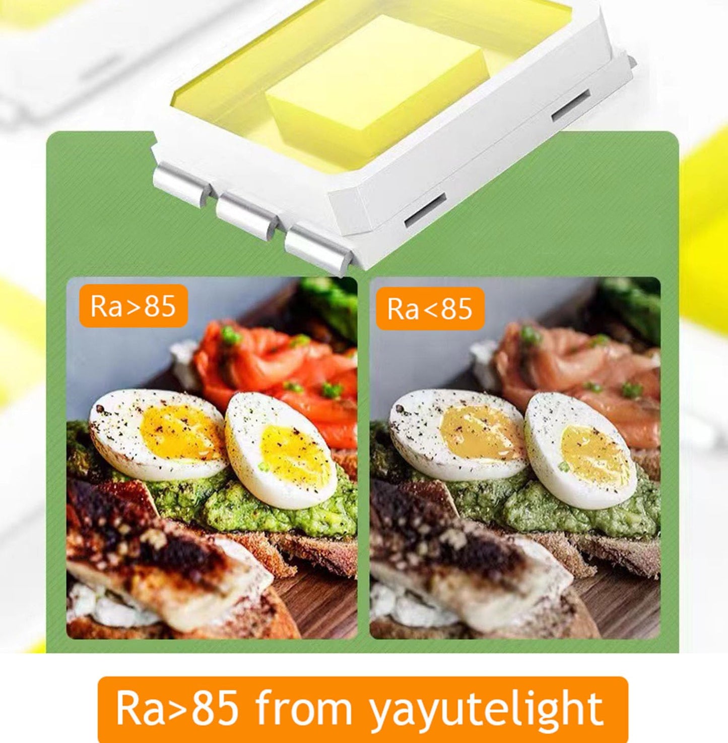 LED Dimmable GU10 Bulbs, 5.5W=50W, 38° Beam Angle, 500lm, LED Reflector Floodlight Bulb, LED Spotlight for Track Lighting, Kitchen, Range Hood, Living