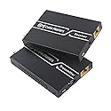 Cable Matters 4K HDMI Extender Balun with 4K60Hz & HDR up to 200 Feet, Wall Mount HDMI Over Ethernet Extender - Support Local Monitor Loop-Out, Black
