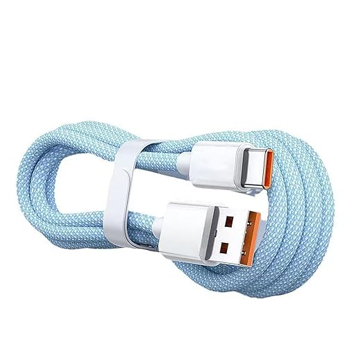 ZZrszhp Label Maker USB Type-C Charger Cable - Compatible with NIIMBOT B1, Nelko P21, PHOMEMO M250/M110/A30/M221/M260 | Durable Fast-Charge Nylon