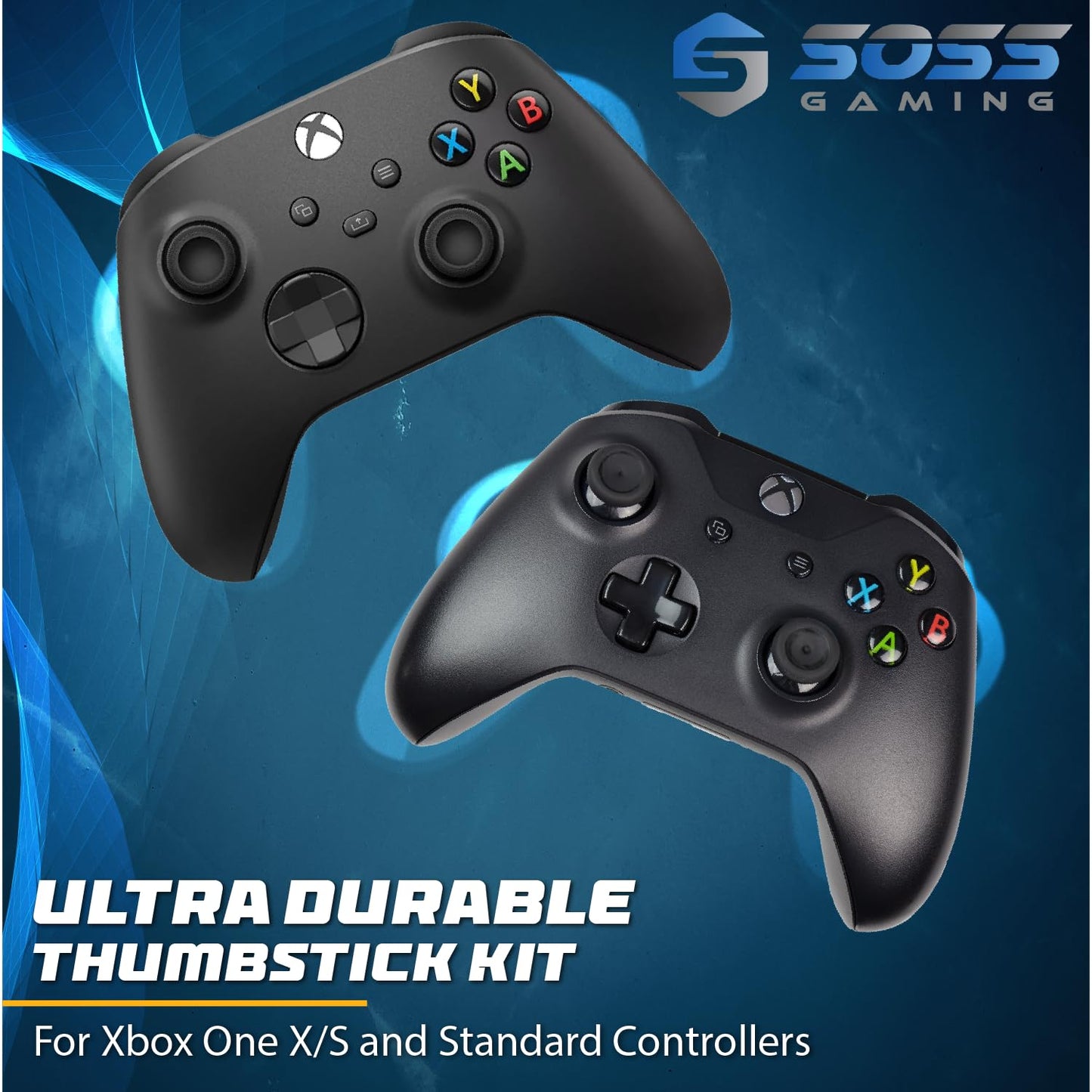 Xbox One Controller Joystick Replacement - 6PCS Thumbsticks Analog Thumb Sticks Parts - Ultra Durable with T6 and T8h Repair Screwdriver Kit for Xbox