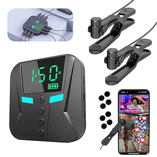 STRONGBERRY Auto Clicker with 2pcs Click Heads for iPhone iPad, Phone Screen Tapper for Android IOS, Simulated Finger Continuous Clicking, Adjustable