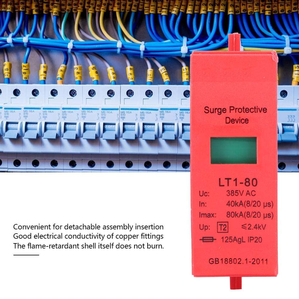 YWBL-WH Protector,House Arrester Device AC 385V Protective Device,Household Protector Equipment for Protection (80KA)