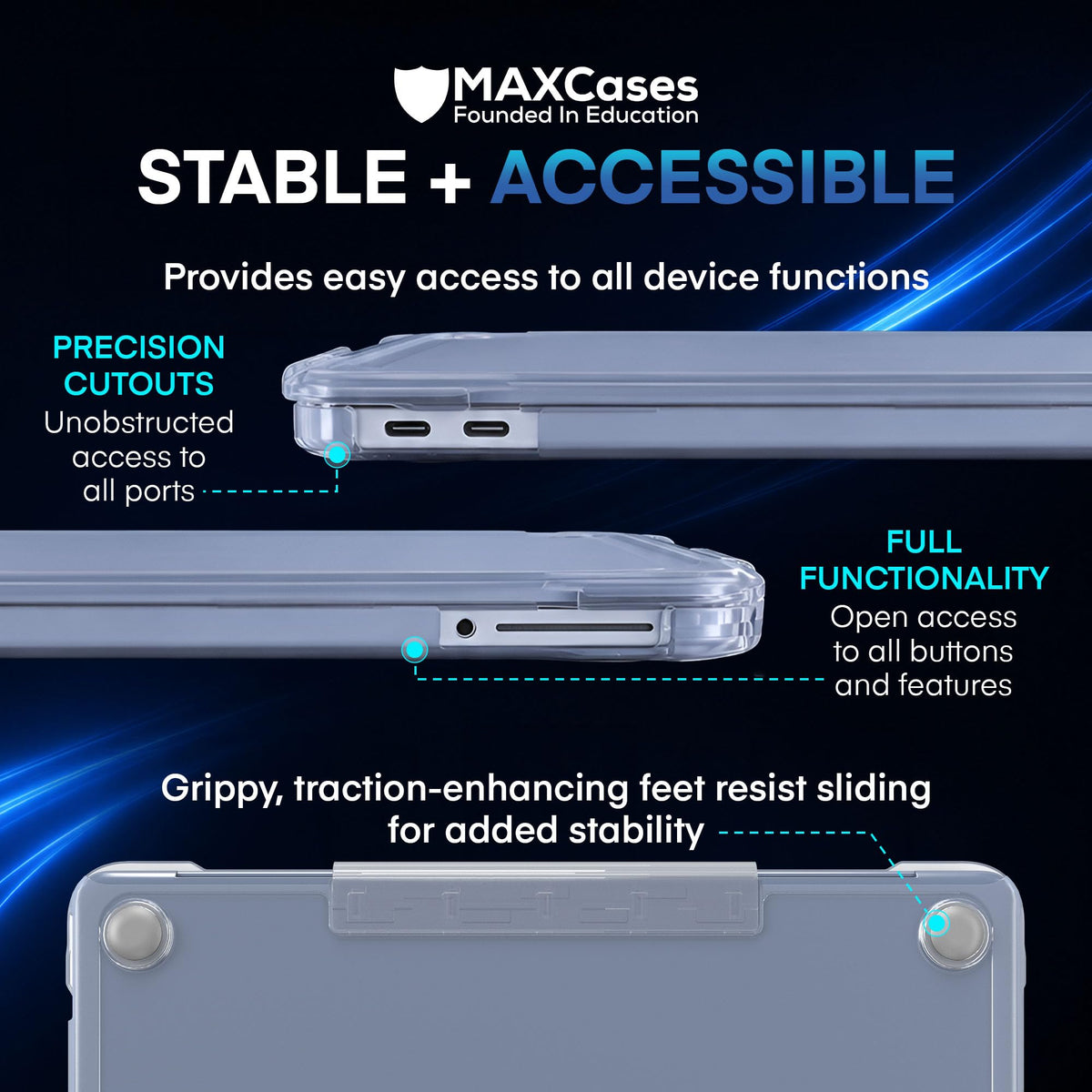 MAXCases MacBook Neo Case 13", PC Cover/Spine Design (2026)