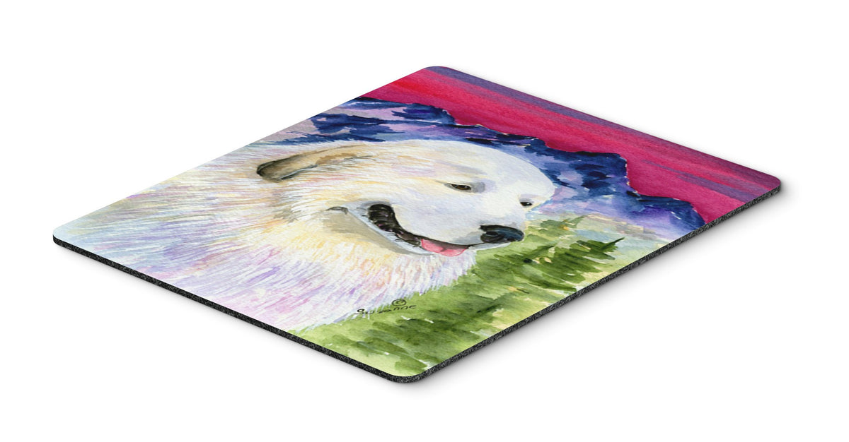Caroline's Treasures SS8473MP Great Pyrenees Mouse Pad, Hot Pad or Trivet for Home Office Gaming Working Computers Laptop Mouse Mat,Washable Large
