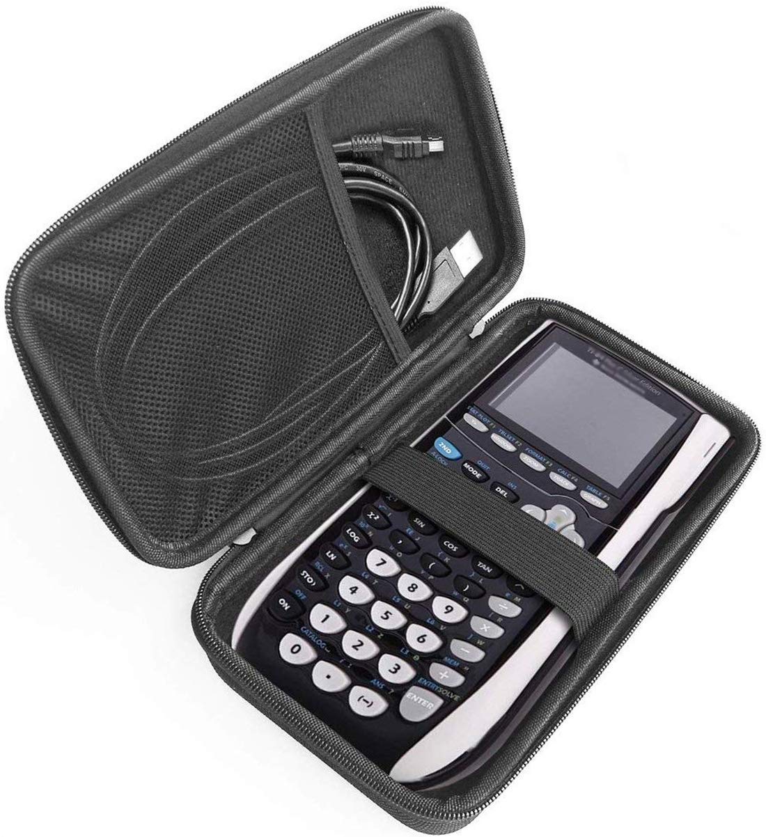 FitSand Hard Case Compatible for Texas Instruments TI-84 Plus C Silver Graphing Calculator