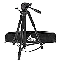 Creative Mark Apex Tripod for Camera - Lightweight Aluminum Camera Tripod Stand with 360° Pan, 90° Forward Backward & Side Tilt, Adjustable Height