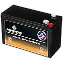 Chrome Battery 12V 7AH SLA Rechargeable Replacement Battery Compatible with UPS Back Up, Fish Finder, Electric Scooter, Go Kart, Quad, and More: 5.94…