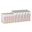 Tenergy 24 Pack AA and 24 Pack AAA 1.5V Alkaline Batteries, High Performance AA/AAA Non-Rechargeable Battery for Clocks, Remotes, Toys & Electronic…