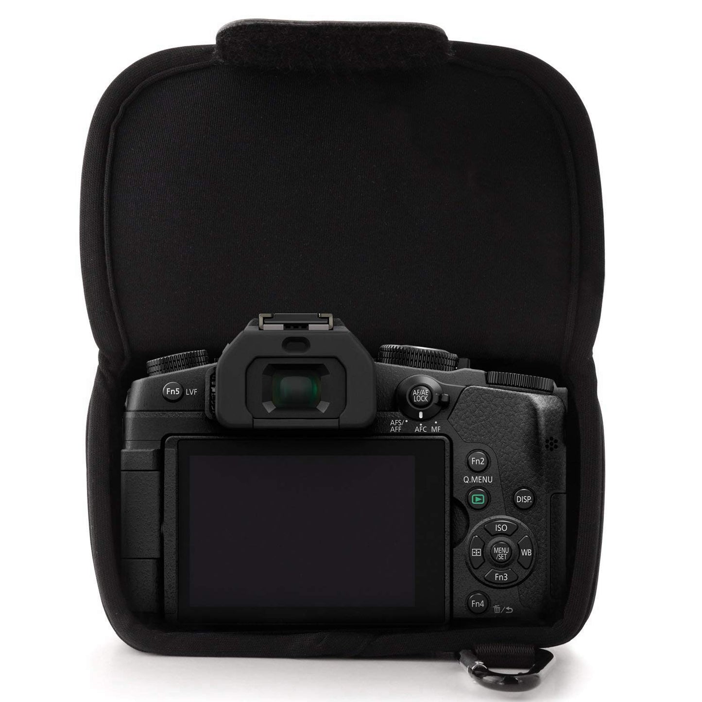 MegaGear Panasonic Lumix DMC-G85, G80, G81, G8 (12-60mm) Ultra Light Neoprene Camera Case - Black