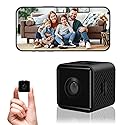 Mini Security Camera, 1080P HD Home Wireless Small Camera, Indoor WiFi Nanny Cam with Motion Detection and Night Vision, 150° Wide View, App Alerts