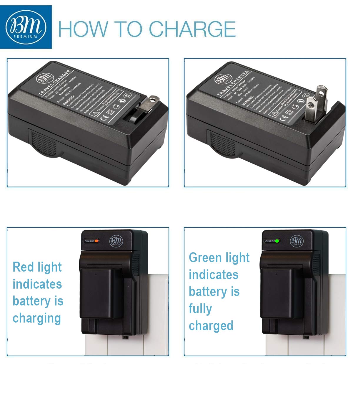 BM Premium 2 BP-718 Batteries and Charger for Canon Vixia HFR80, HFR82, HFR800, HFR70, HFR72, HFR700, HFM500, HFR30, HFR32, HFR300, HFR40, HFR42