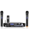 Pyle Bluetooth Multi-Channel Hybrid Pre-Amplifier System - 3000W Home Audio Rack Mount Stereo Power Amplifier Receiver w/ Radio, USB, UHF, Dual