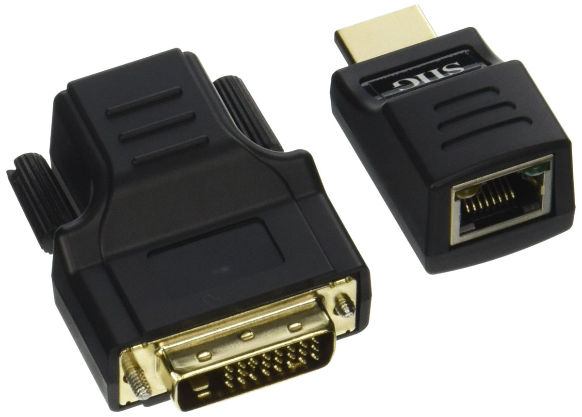 Dvi to HDmi Over CAT5E Mini Extender