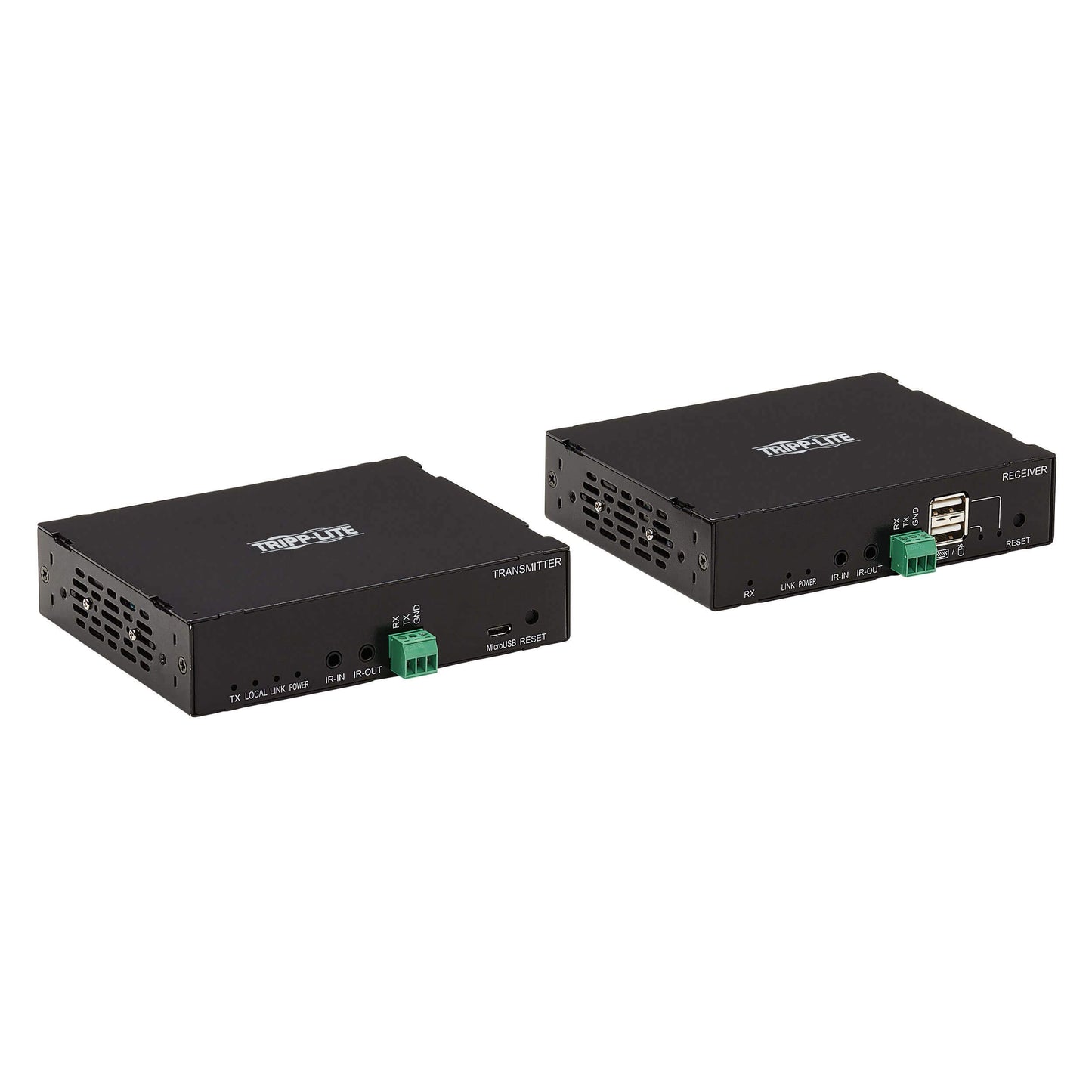 Tripp Lite HDMI Over Cat6 Extender Kit w/Power Over Cable 4K@60Hz 4:4:4 (B127E-1A1-HH), 300 Feet