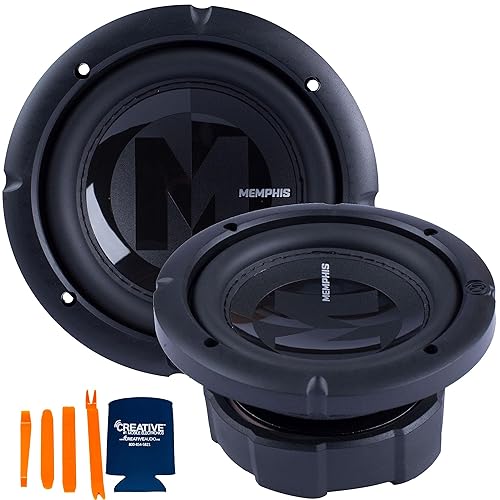 Memphis - Two Power Reference 6.5" Selectable 2 or 4 Ohm Subwoofers