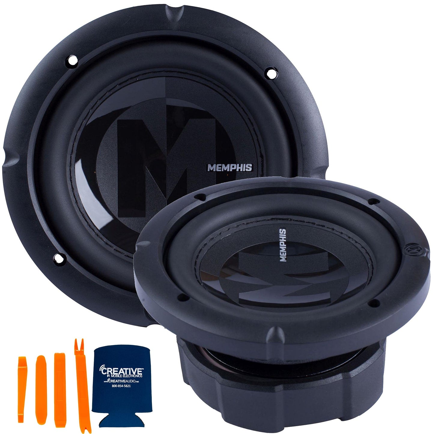 Memphis - Two Power Reference 6.5" Selectable 2 or 4 Ohm Subwoofers