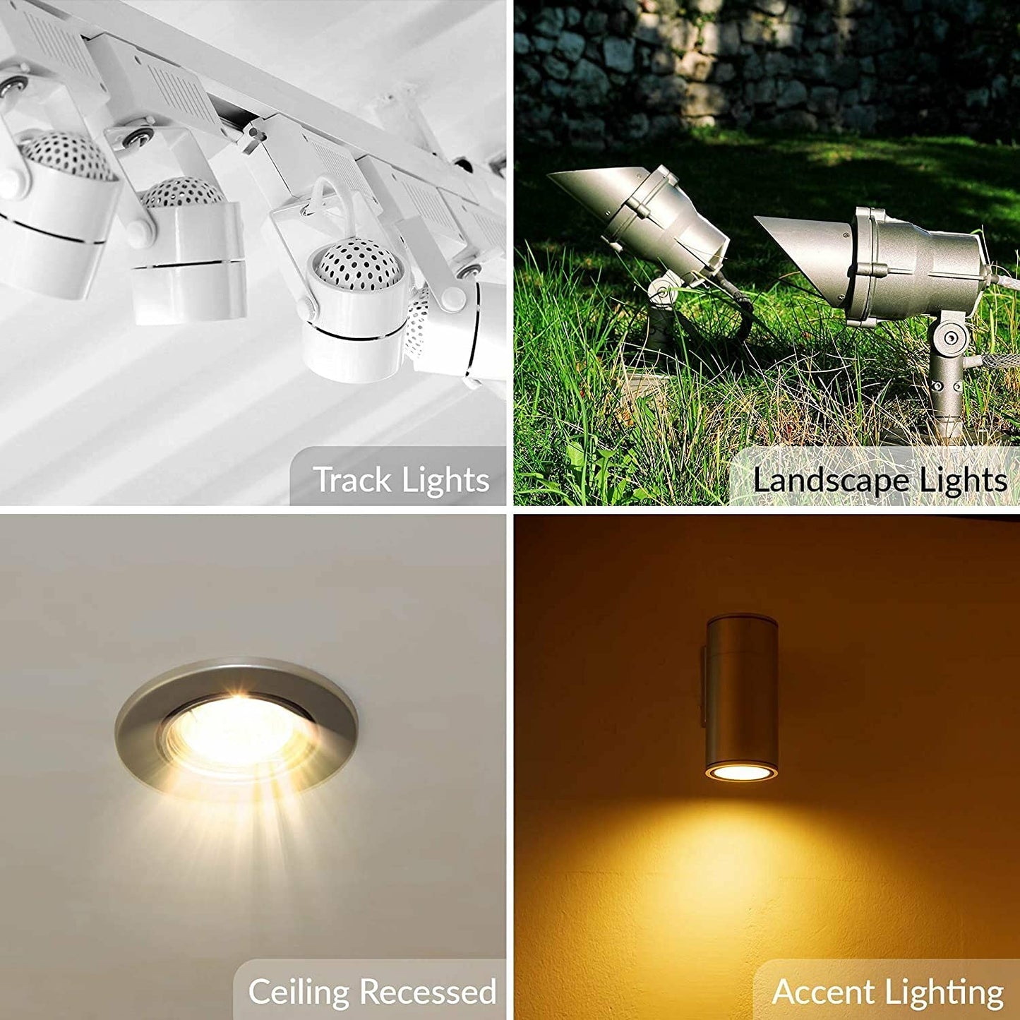 Simba Lighting Halogen MR16 20W 12V Light Bulbs, GU5.3 Base, 2700K, 6 Pack