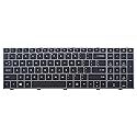 AUTENS Laptop Replacement Keyboard Compatible for HP Probook 4540s 4545s Laptop Silver Grey Frame