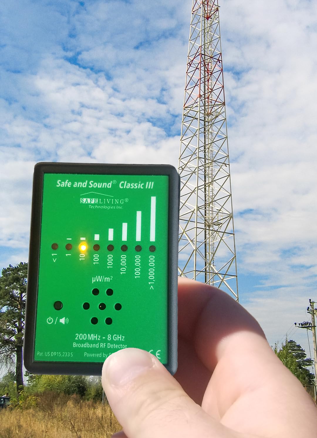 Safe and Sound Classic III Radio Frequency 5G Detector New 2024 Release by Safe Living Technologies Inc