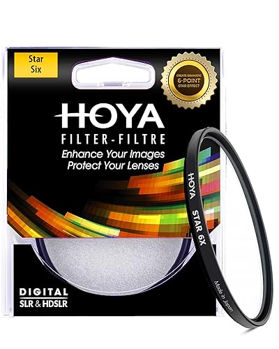 HOYA 62mm Star 4X Filter - Creates Stunning 4-Point Starbursts from Pinpoint lightsources - Multi-Coated Slim Frame - for DSLR & Mirrorless Cameras