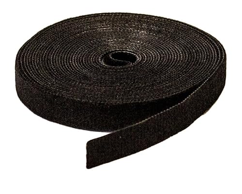 NavePoint 1/2 Inch Roll Hook and Loop Reusable Cable Ties Wraps Straps - 5M 15ft 4-pack