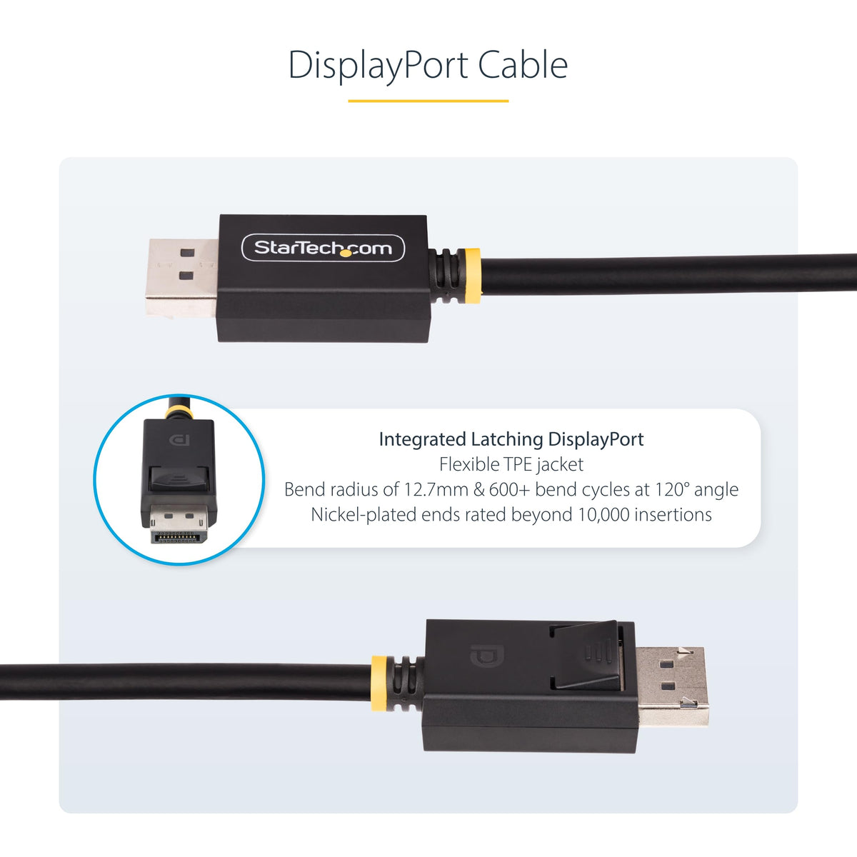 StarTech 10ft DisplayPort 2.1 Cable, 8K 60Hz, HDR