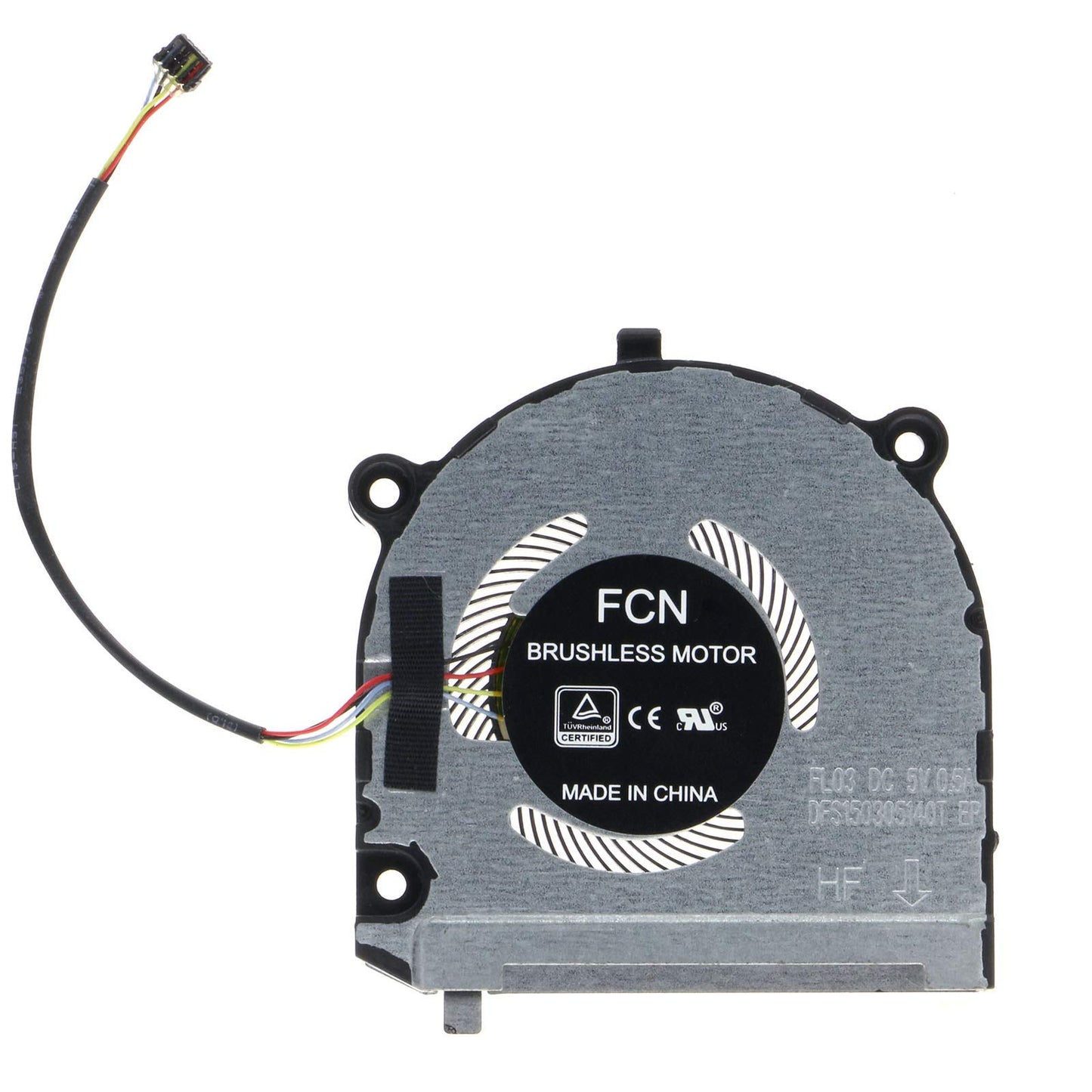 Replacement CPU & GPU Cooling Fan for Lenovo ThinkBook 13s-IWL 13s-IML Series DFS5K123043630 FLDU DFS150305140T FL03 DC 5V