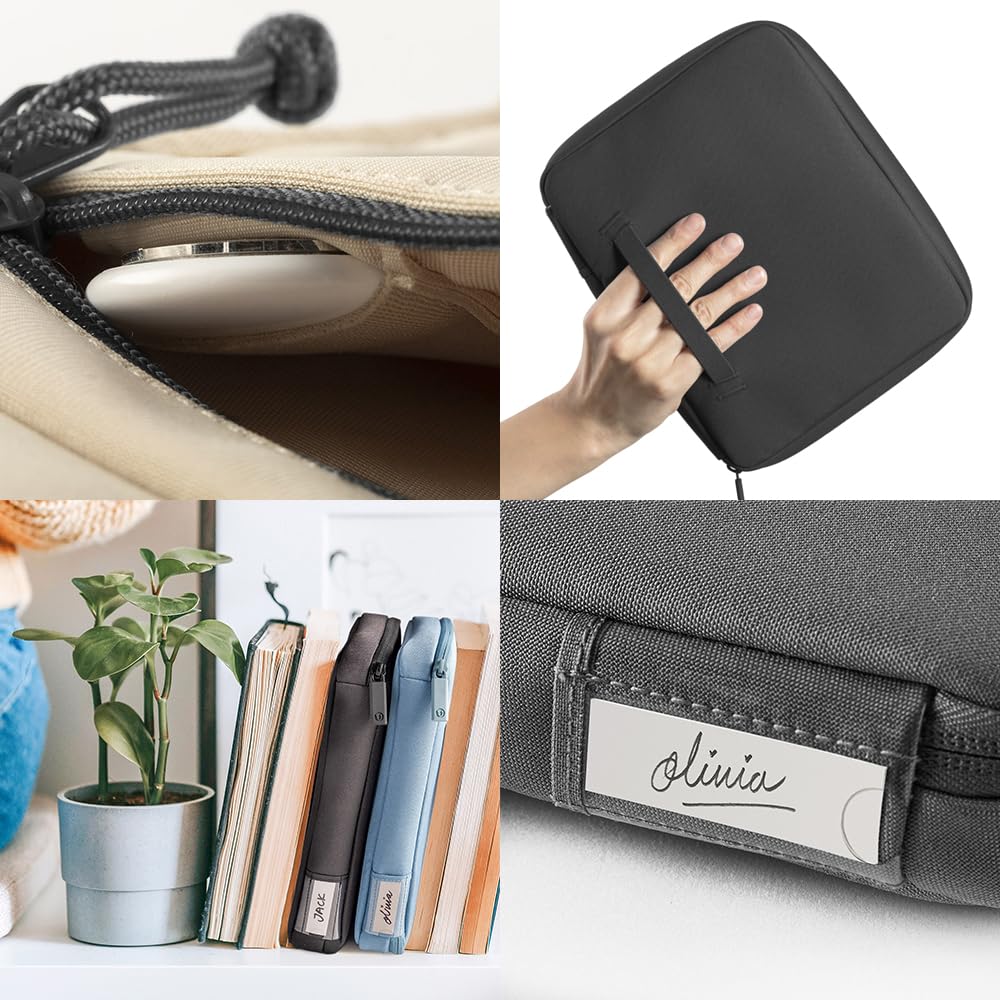 UT Wire Folio Tech Gear Pouch 2L Personal, Family, Work Travel Organizer for Electronic Essentials, Cables Chargers & Tech Accessories, with Label