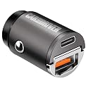 Car and Driver 30W USB-C Fast Car Charger, Dual Port Cigarette Lighter Adapter with USB-C & USB-A Fast Charging for iPhone 17/16/15/14/13, Samsung