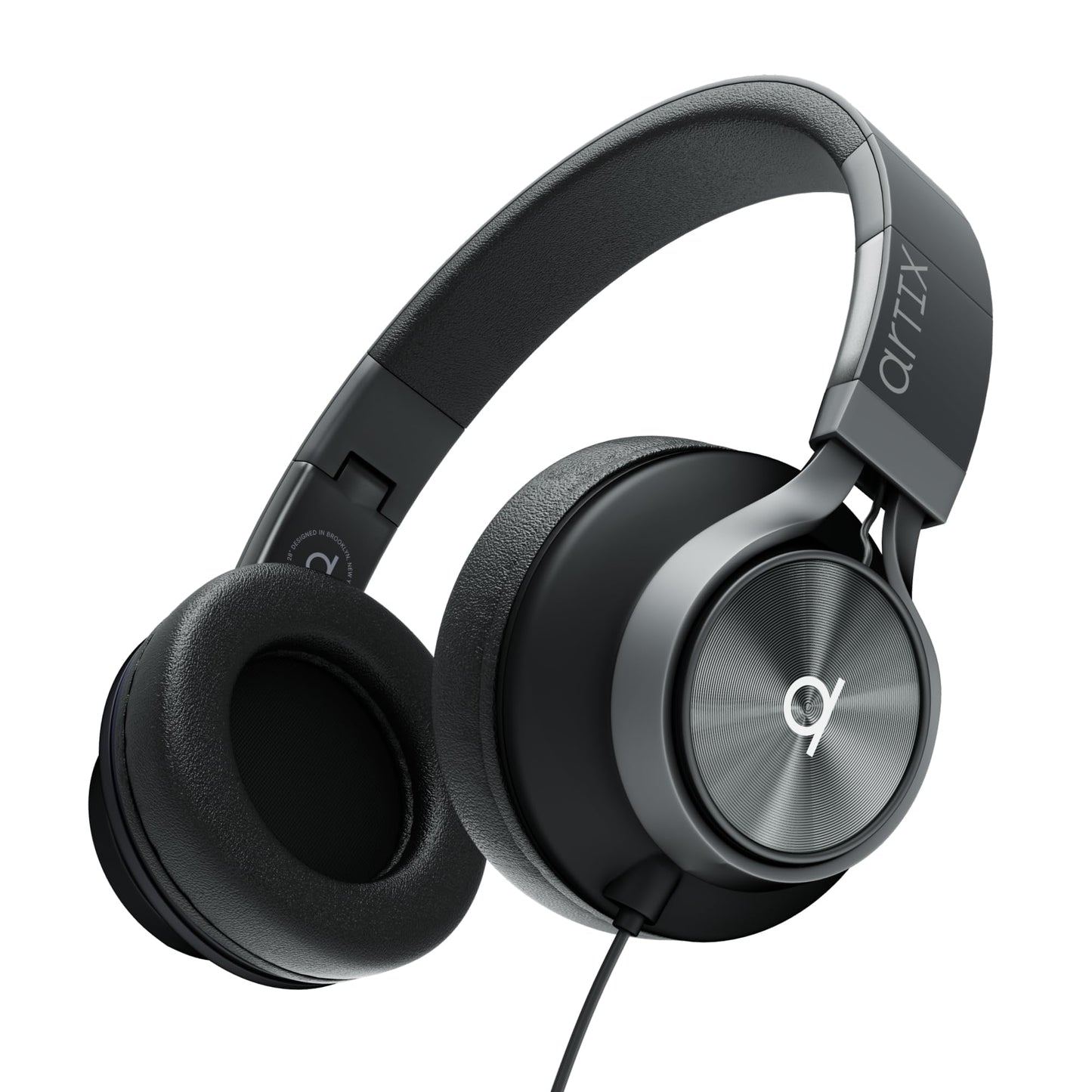 ARTIX CL750 Over Ear Headphones Wired with Mic & Volume Control, Audio with 100% Noise Cancelling Computer Wired, Plug in for Laptop, Dj Corded…