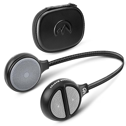 OutdoorMaster Wireless Bluetooth 5.3 Ski Helmet Drop-in Headphones HD Speaker Chip Compatible with Audio-Ready Helmet with Built-in Mic…