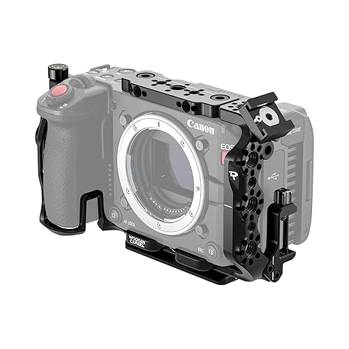 Wooden Camera Full Cage for Canon EOS C50 - Precision-Fit Modular Professional Camera Cage with Accessory Mounting for Cinema Production
