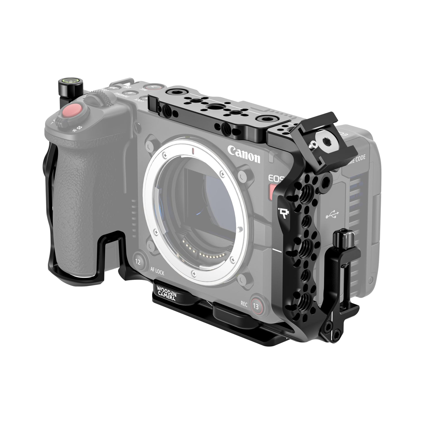 Wooden Camera Full Cage for Canon EOS C50 - Precision-Fit Modular Professional Camera Cage with Accessory Mounting for Cinema Production