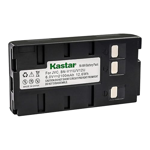 Kastar Video Camera Battery Replacement for Panasonic PV-BP18 PV-BP17 PV-BP15 HHR-V20A/1B HHR-V40A/1B VW-VBH1E VW-VBH2E VW-VBR1E VW-VBR2E VW-VBS1