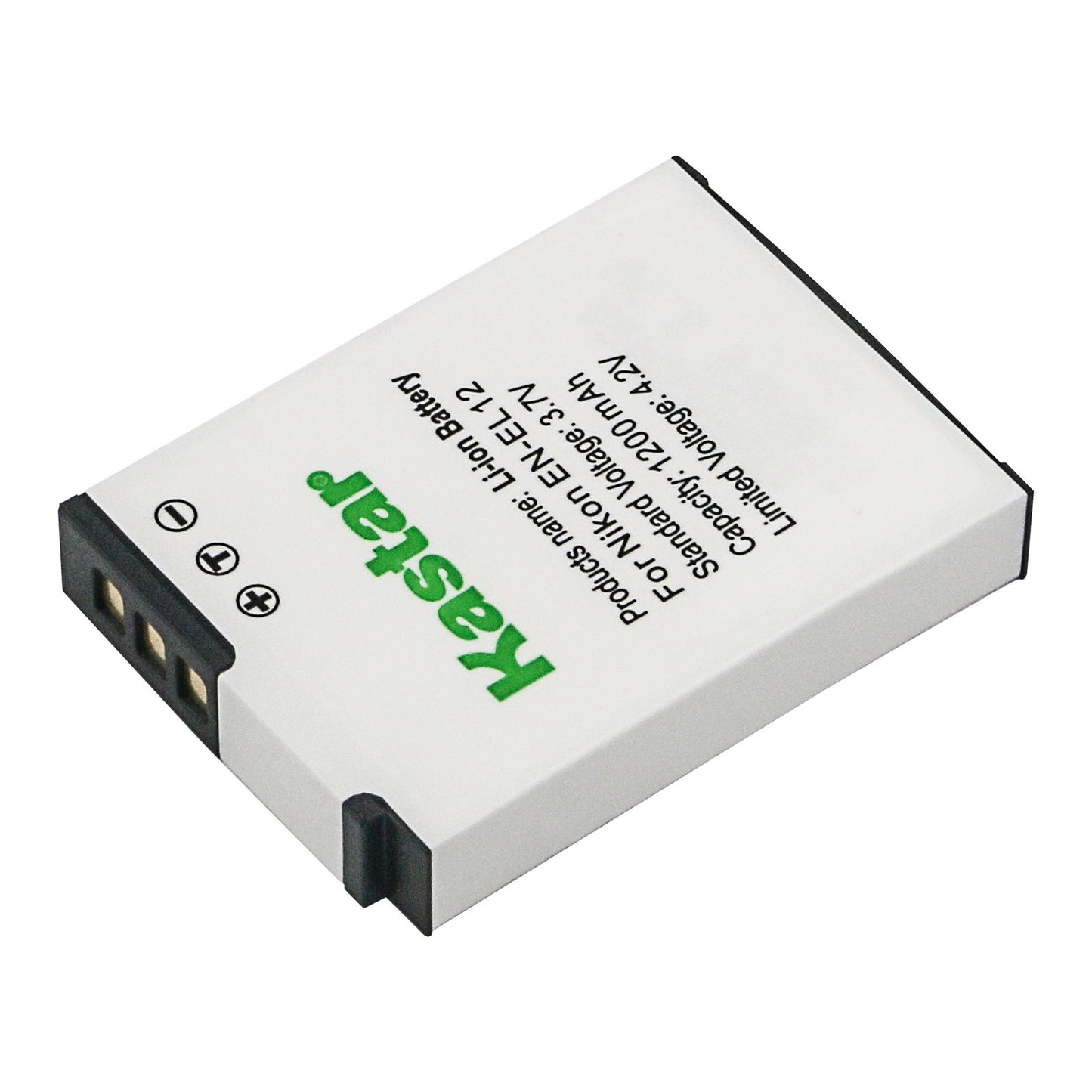 Kastar Battery (X2) & Slim LCD Charger for Nik EN-EL12, ENEL12, MH-65 Coolpix S9900, S9700, AW120, S9500, AW110, S70, S9600, S6300, S6200, S8100