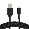 Belkin Braided Lightning Cable (Boost Charge Lightning to USB Cable for iPhone, iPad, AirPods)