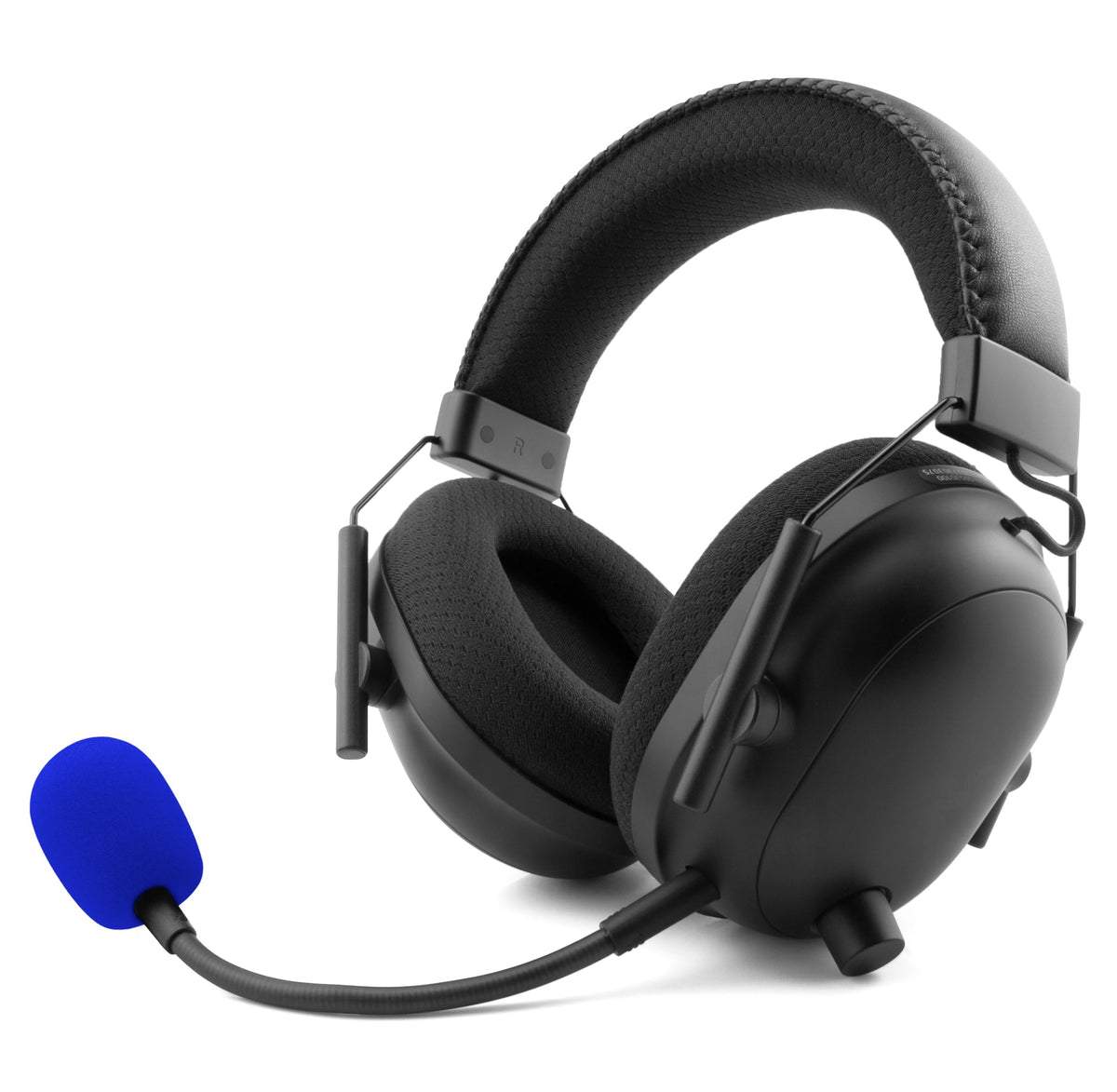 LEFXMOPHY Blue Windscreen for Razer BlackShark V2 / V2 Pro / V2 X/Kaira Pro Gaming Headset Microphone Pop Filter Mic Foam Cover, 3-Pack