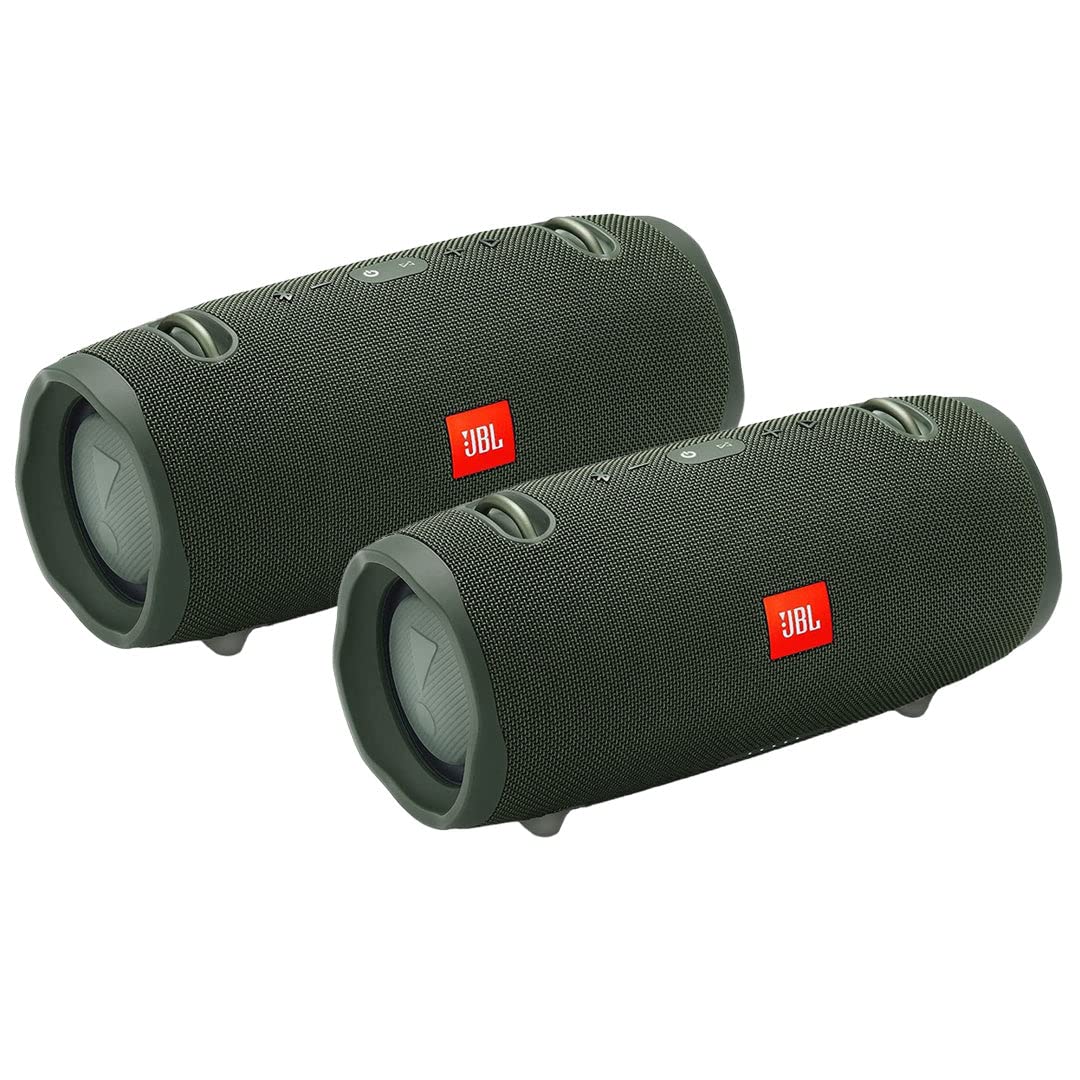JBL Xtreme 2 Portable Wireless Bluetooth Speakers - Pair (Green)