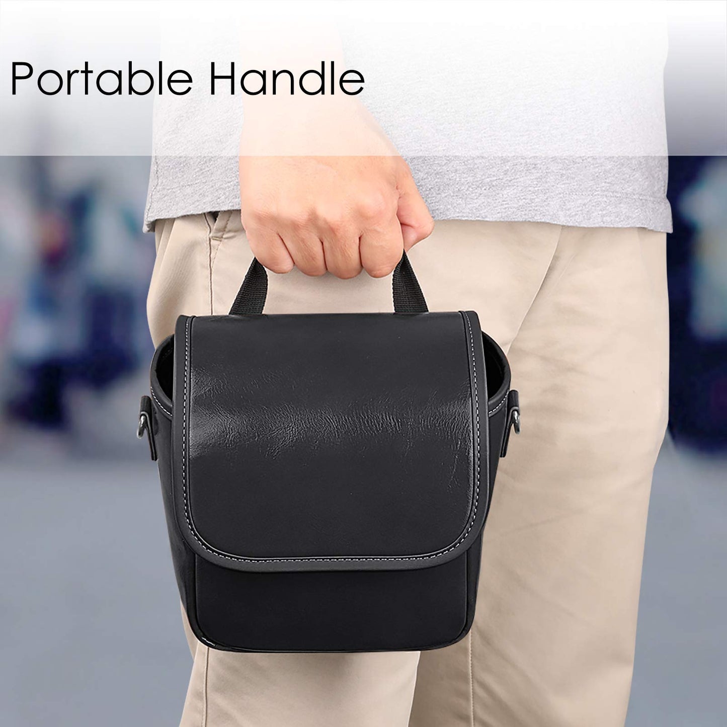 Fintie Camera Bag Compatible with Polaroid Now+ Generation 3/2/1 I-Type, Polaroid Now Gen 3rd/2nd/1st, OneStep 2 VF, I-2 Instant Film Camera Travel